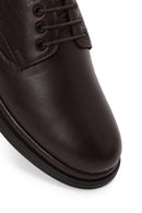 Male Brown Lace-up Leather Casual Shoes | Derimod