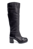 Women's Leather Heeled Boots | Derimod