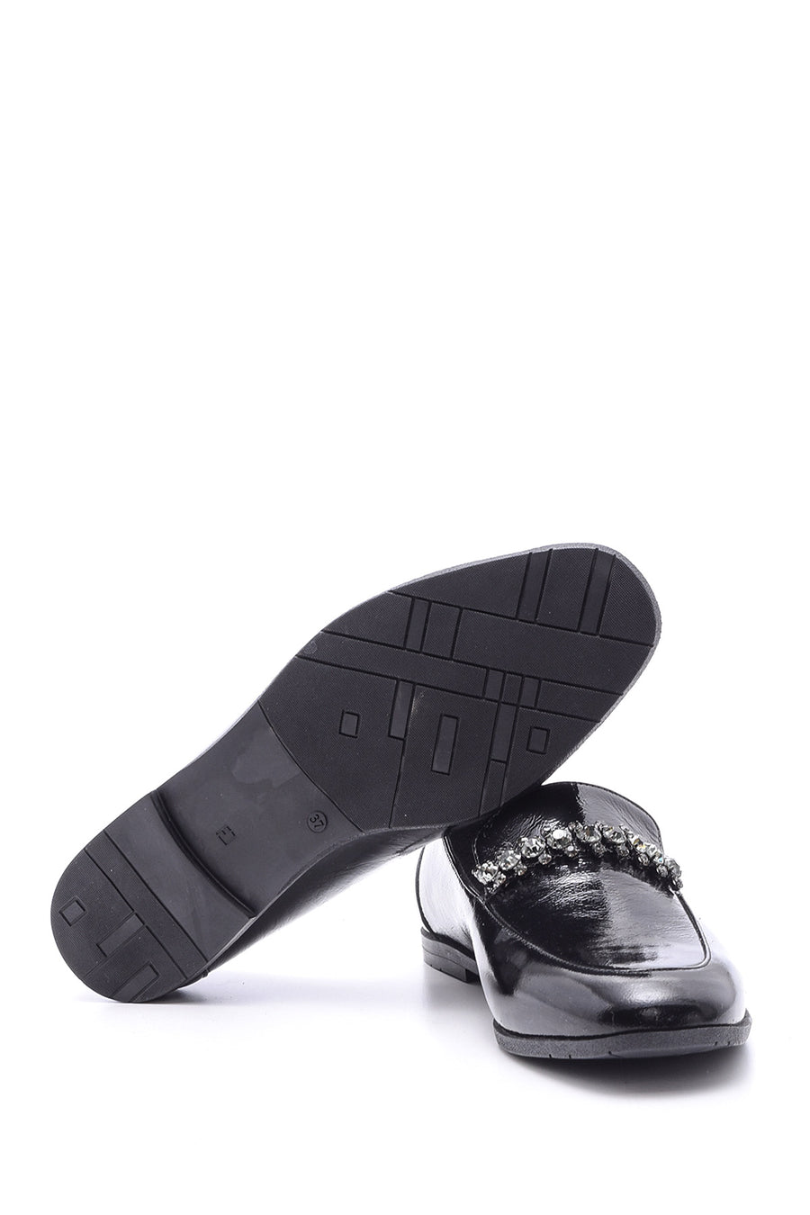 Women's Stoned Patent Leather Loafer