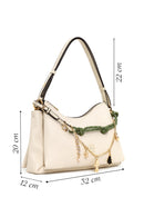 Woman Cream Charm Shoulder Bag | Derimod