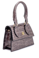 Women's Crocodile Patterned Mini Handbag | Derimod
