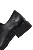 Women's Black Leather Oxford Shoes | Derimod