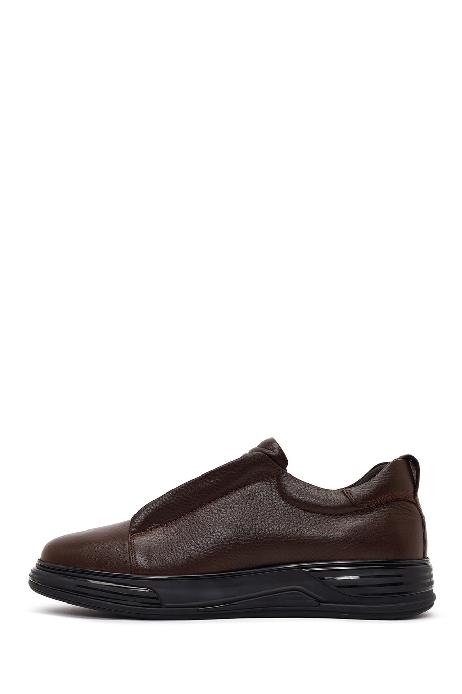 Male Brown Leather Sneaker