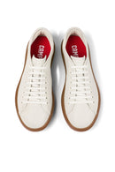 Camper Women's White Pelotas Soller Lace-up Leather Casual Sneaker | Derimod