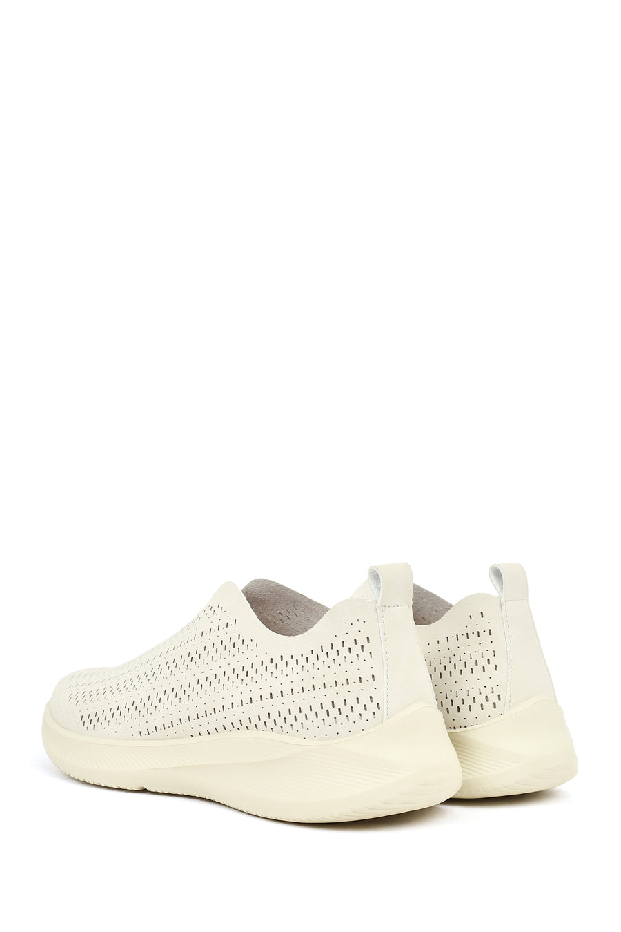 Women's Cream Suede Comfort Shoes