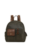 Woman Green Fabric Backpack | Derimod