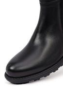 Men's Black Leather Chelsea Boot | Derimod