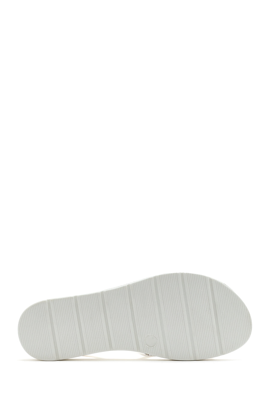 Women's White Stone Sandals