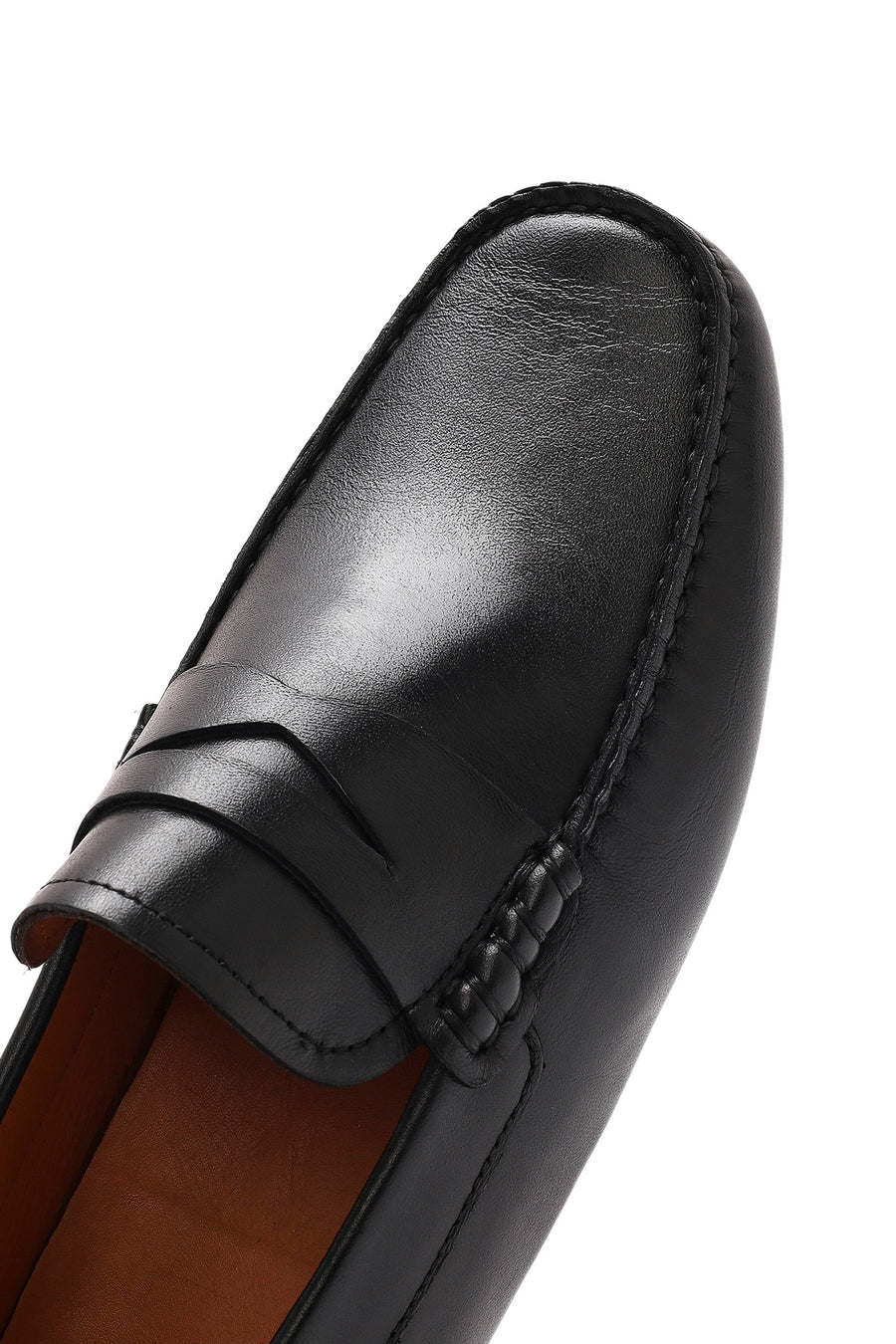 Men's Black Leather Loafer
