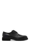 Men's Black Lace-Up Leather Classic Shoes | Derimod