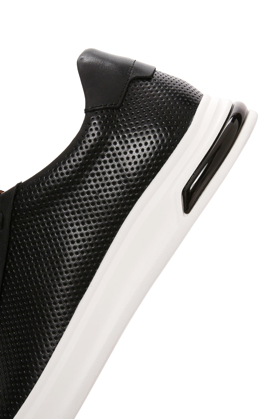 Erkek Siyah Bağcıklı Deri Sneaker