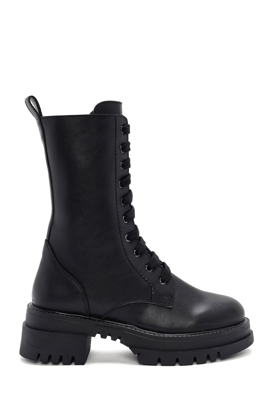 Women's Black Zippered Boots 24WFE253718 | Derimod