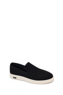 Erkek Siyah Desenli Kumaş Loafer | Derimod