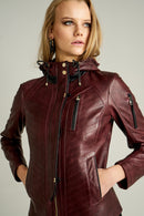 BELAIR WOMEN'S LEATHER JACKET | Derimod