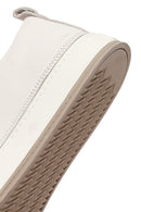 Erkek Beyaz Bağcıklı Deri Sneaker | Derimod