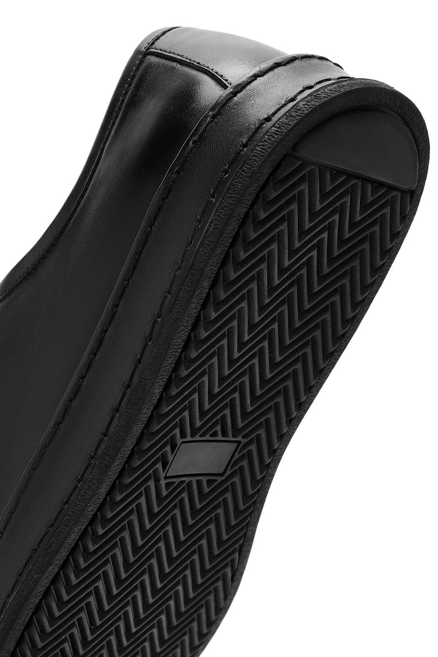 Men's Black Lace-up Leather Casual Shoes