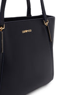 Woman Navy Long-Strap Classic Shoulder Bag | Derimod