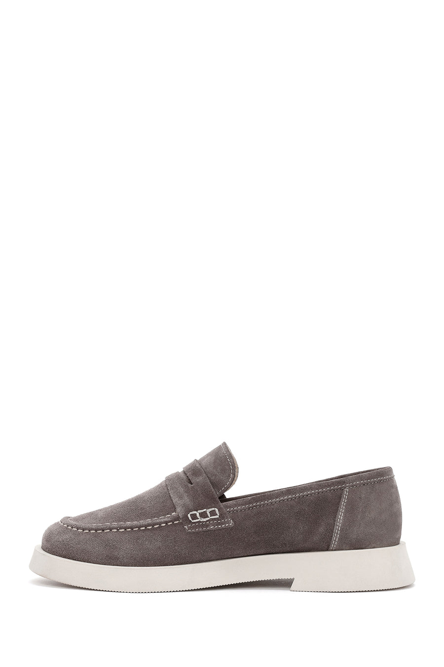 Women's Mink Suede Leather Masculine Loafer