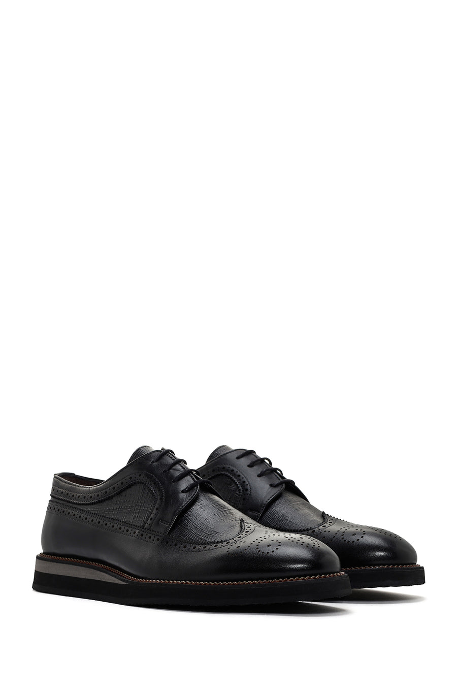 
Men's Black Leather Casual Shoes
