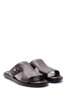 Men's Leather Slippers | Derimod