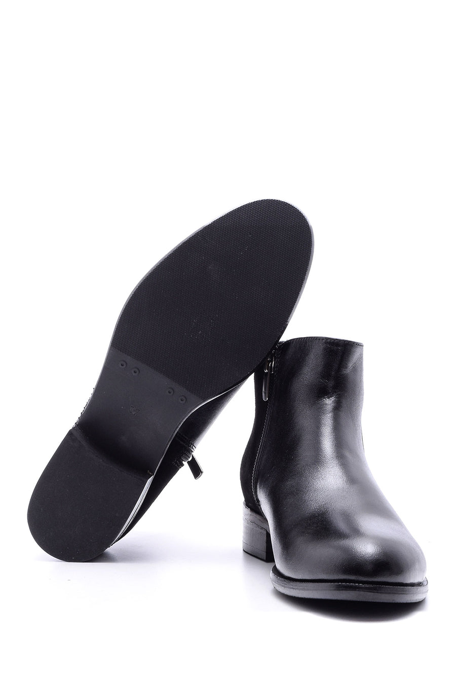 Women's Suede Detailed Leather Boots