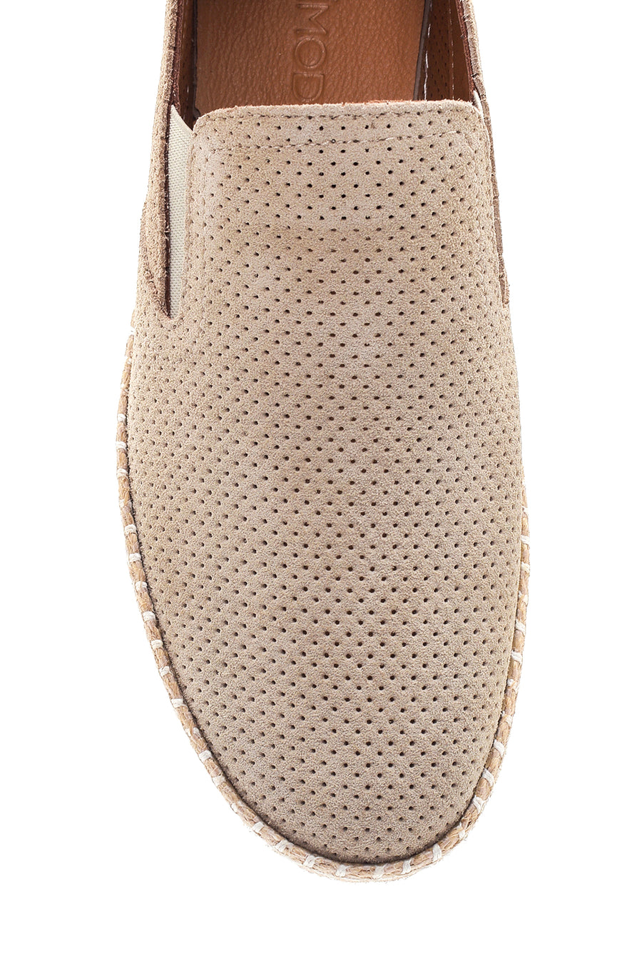 Men's Beige Suede Leather Loafer