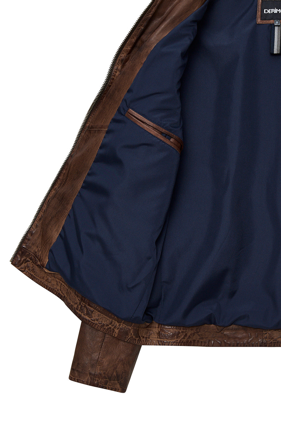Immobile Men's Brown Sport Leather Jacket