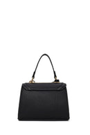 Woman Black Long-Strap Charmed Mini Shoulder Bag | Derimod