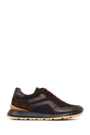 Men's Black Lace-Up Leather Sneaker | Derimod