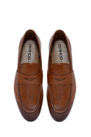 Erkek Taba Deri Loafer | Derimod