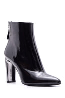 Women's Metal Heeled Leather Boots | Derimod