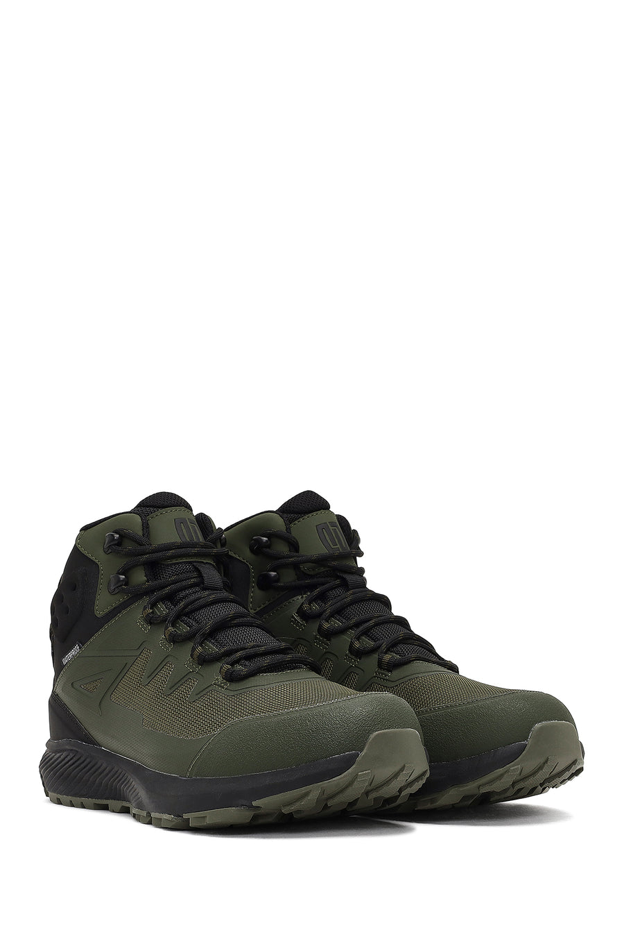 Derimod Dry Men Khaki Lace-Up Thick-Soled Outdoor Boot