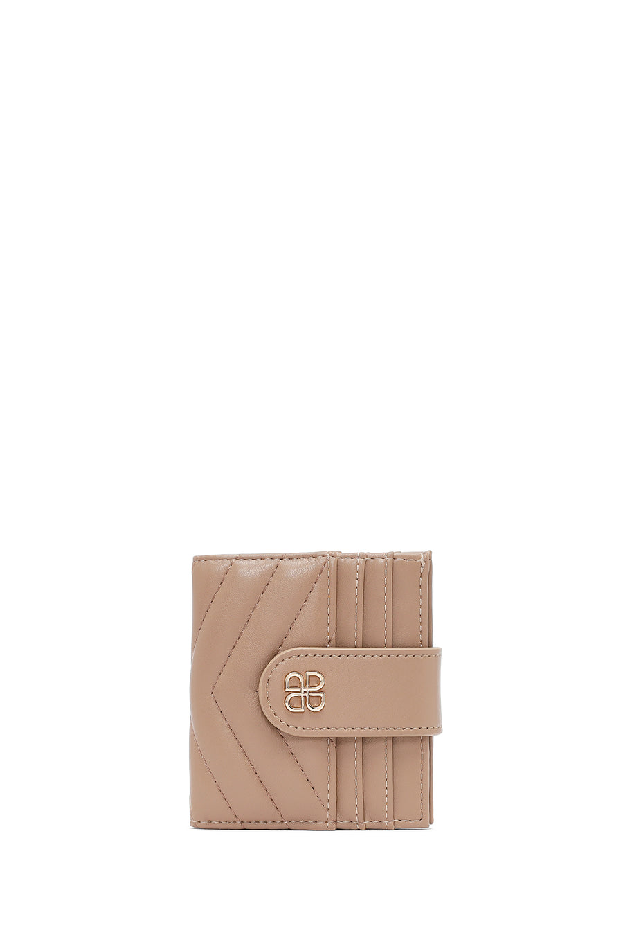 Woman Mink Quilted Card Holder