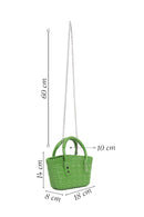 Women's Green Long Strap Mini Jelly Handbag | Derimod