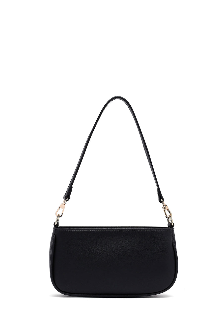 Woman Black Long Strap Shoulder Bag