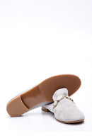 Women's Stone Suede Loafer | Derimod