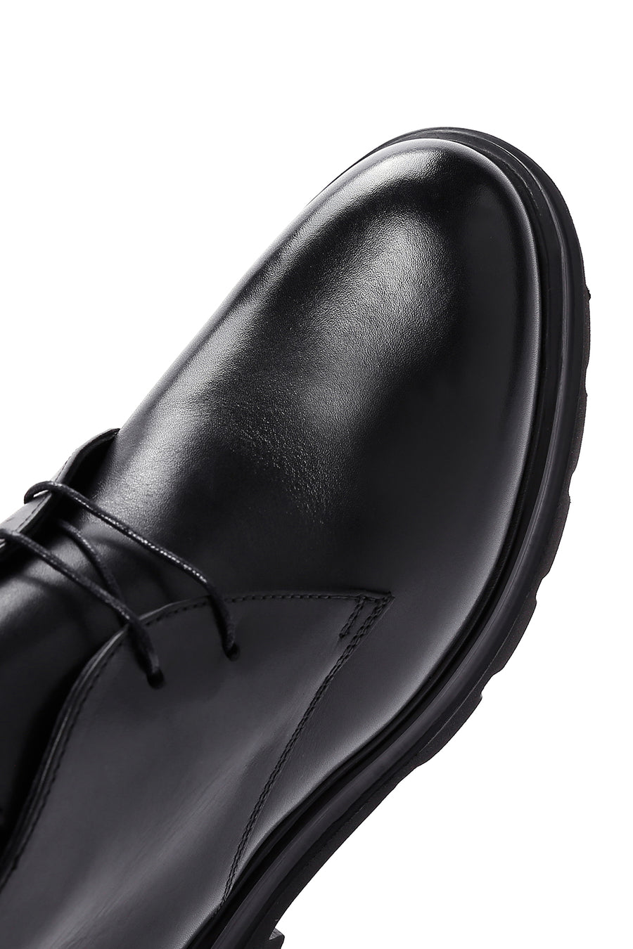 Men's Black Casual Leather Boots