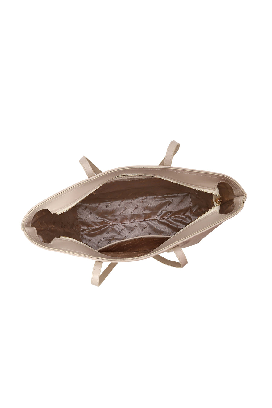 Woman Beige Printed Shoulder Bag