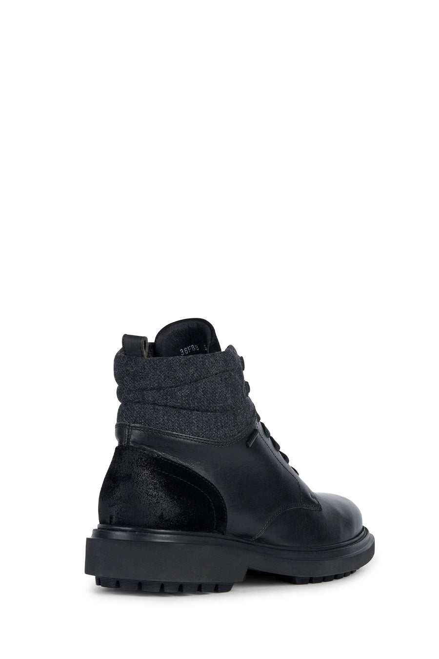 Geox Men's Black Faloria ABX Nubuck Leather Detailed Boots