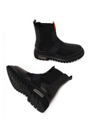 Harley Davidson Male Black Polperro Leather Chelsea Boots | Derimod