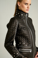 Anabella Women's Leather Jacket | Derimod