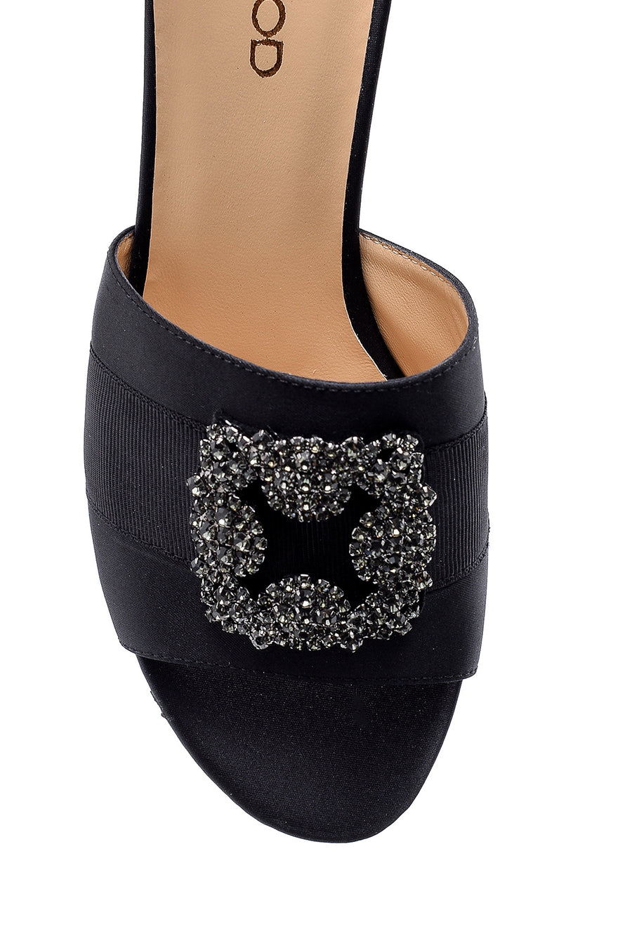 Women's Leather Heeled Slippers