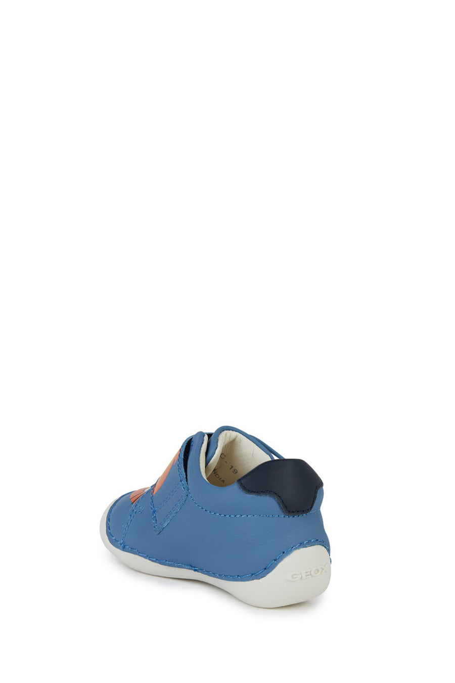Geox Baby Boy Blue Tutim Banded Suede Sneaker