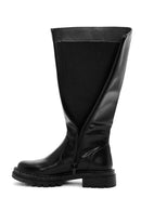 Women's Black Zippered Boots | Derimod