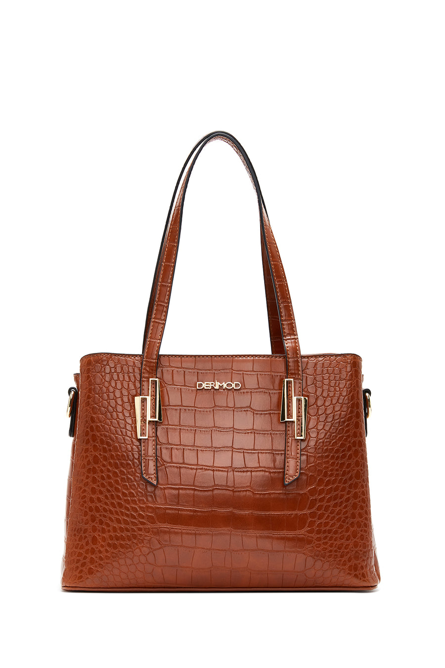 Women's Tan Crocodile Handbag