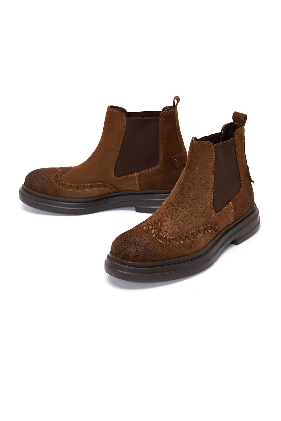 Men's Suede Leather Chelsea Boots