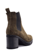 Women's Suede Heeled Boots | Derimod