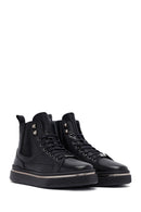Men's Black Lace-Up Leather Sports Boots | Derimod