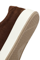 Men's Brown Suede Leather Sneaker | Derimod