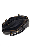 Woman Black Long-Strap Accessorized Shoulder Bag | Derimod